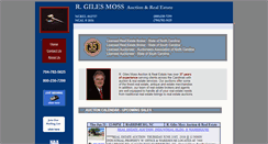 Desktop Screenshot of gilesmossauction.com